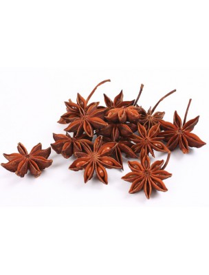 Image 9522 supplémentaire pour Anis étoilé (badiane) Bio - Fruit concassé 100g - Tisane d'Illicium verum Hook. f.