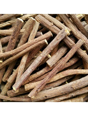 Image de Réglisse en bâtons Bio - 200 grammes - Glycyrrhiza glabra L. depuis Votre panier de plantes naturelles et bio à l'herboristerie Louis