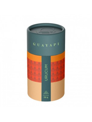 Image de Urucum (Roucou) - Préparation de la peau au soleil Poudre 50g - Guayapi depuis Achetez Karanja Bio - Huile végétale de Pangamia glabra - Propos Nature