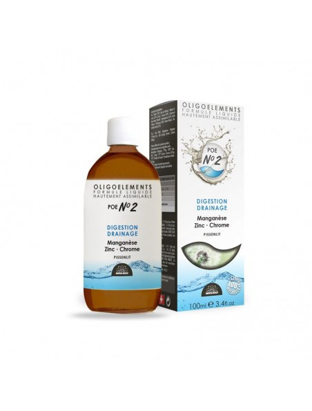 Achetez POE N°2 Radis noir Pissenlit et Oligo - Digestion 100ml - Bioligo à l'herboristerie Louis Image principale de POE N°2 Radis noir Pissenlit et Oligo - Digestion 100ml - Bioligo