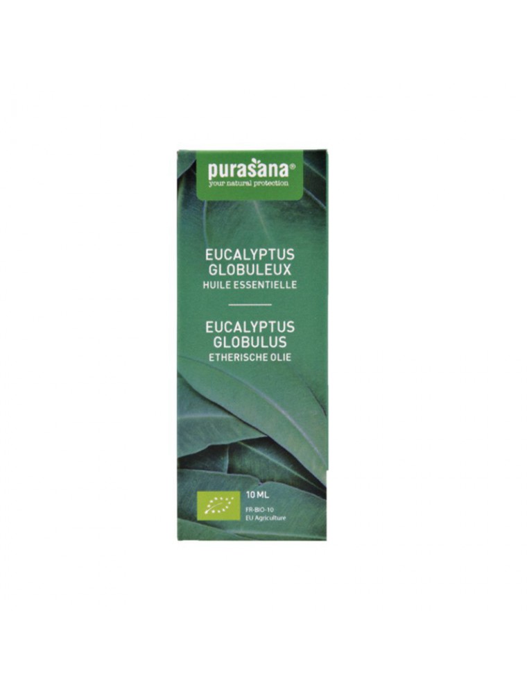 Image principale de la modale pour Eucalyptus globuleux Bio - Huile essentielle pure Eucalyptus globulus Labill. 10 ml - Purasana
