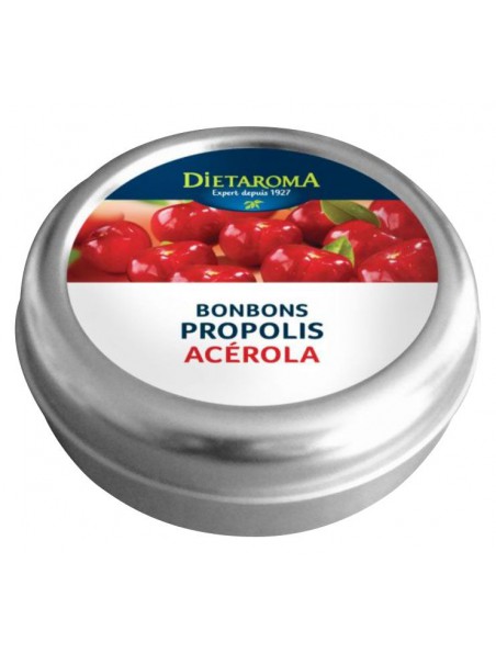 Achetez Propolis et Acérola Bonbons - Immunité 50 g - Dietaroma à l'herboristerie Louis Image principale de Propolis et Acérola Bonbons - Immunité 50 g - Dietaroma