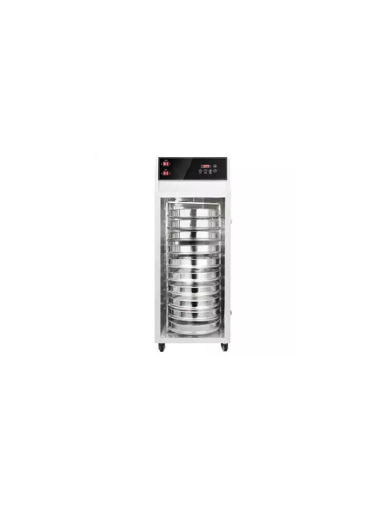 Image principale de la modale pour Déshydrateur Inox Pro 1500 W 10 grilles rondes de diamètre 30,5 cm à rotation interne et à commande digitale