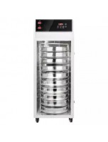 Image de Déshydrateur Inox Pro 1500 W 10 grilles rondes de diamètre 30,5 cm à rotation interne et à commande digitale depuis Produits de Phytothérapie pour une Maison Écologique (2)