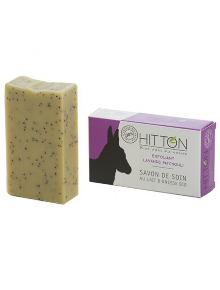 Achetez Savon au Lait d'ânesse Bio - Patchouli 100 grammes - Hitton à l'herboristerie Louis Image principale de Savon au Lait d'ânesse Bio - Patchouli 100 grammes - Hitton