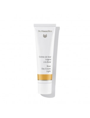 Image de Crème de Jour Légère à la Rose - Soin du visage 30 ml - Dr Hauschka depuis Valériane - Sommeil 70 gélules - Purasana