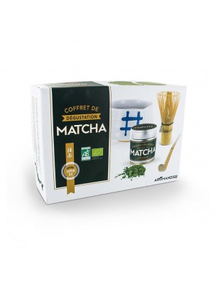 Image de Coffret Matcha Cérémonie Bio - Coffret de Dégustation - Aromandise depuis Marjolaine à Coquilles Bio - Huile essentielle 10 ml - Ad Naturam