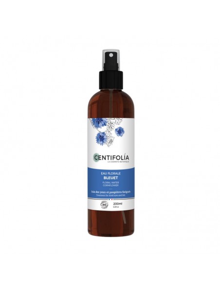 Achetez Bleuet Bio - Hydrolat (eau florale) 200 ml - Centifolia à l'herboristerie Louis Image principale de Bleuet Bio - Hydrolat (eau florale) 200 ml - Centifolia