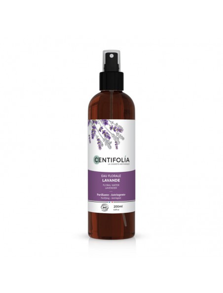 Achetez Lavande Bio - Hydrolat (eau florale) 200 ml - Centifolia à l'herboristerie Louis Image principale de Lavande Bio - Hydrolat (eau florale) 200 ml - Centifolia
