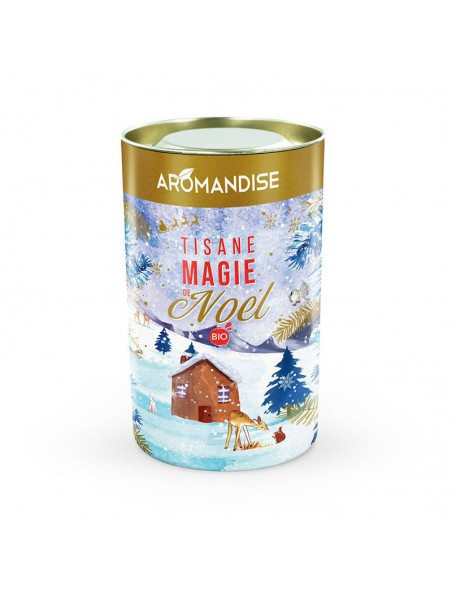 Achetez Infusion Magie de Noël Bio - Hildegarde 60 g - Aromandise à l'herboristerie Louis Image principale de Infusion Magie de Noël Bio - Hildegarde 60 g - Aromandise