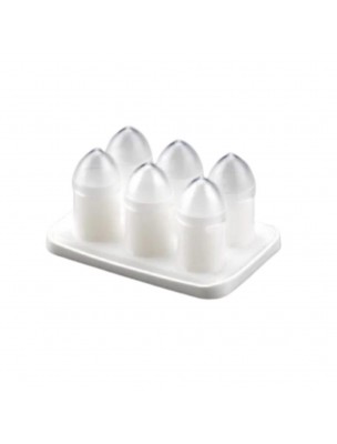 Image de Moules à suppositoires - 6 suppositoires de 2g depuis Cire d'abeille Bio - 50 g - Centifolia