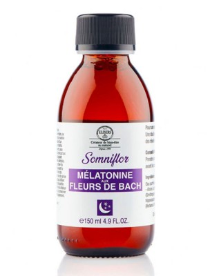 Image 45278 supplémentaire pour Somniflor - Mélatonine aux fleurs de Bach 150 ml - Elixirs and Co