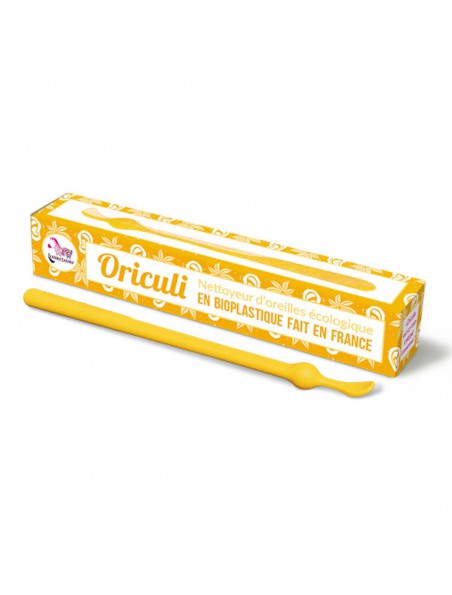 Achetez Oriculi Jaune - Nettoyeur d'oreilles écologique en Bioplastique - Lamazuna à l'herboristerie Louis Image principale de Oriculi Jaune - Nettoyeur d'oreilles écologique en Bioplastique - Lamazuna