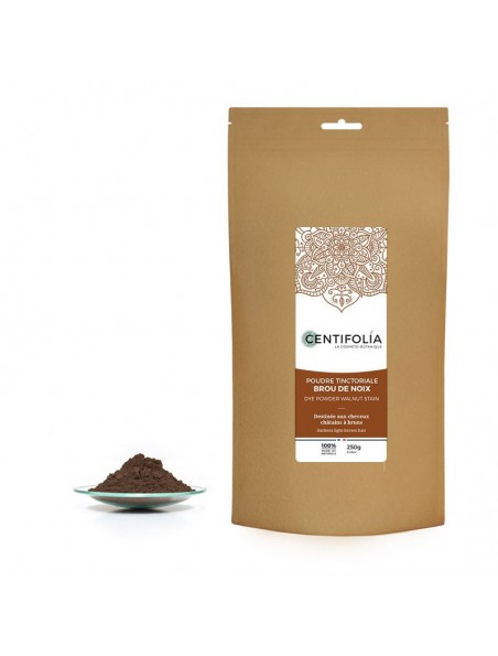 Image principale de Brou de Noix - Coloration Naturelle 250 g - Centifolia