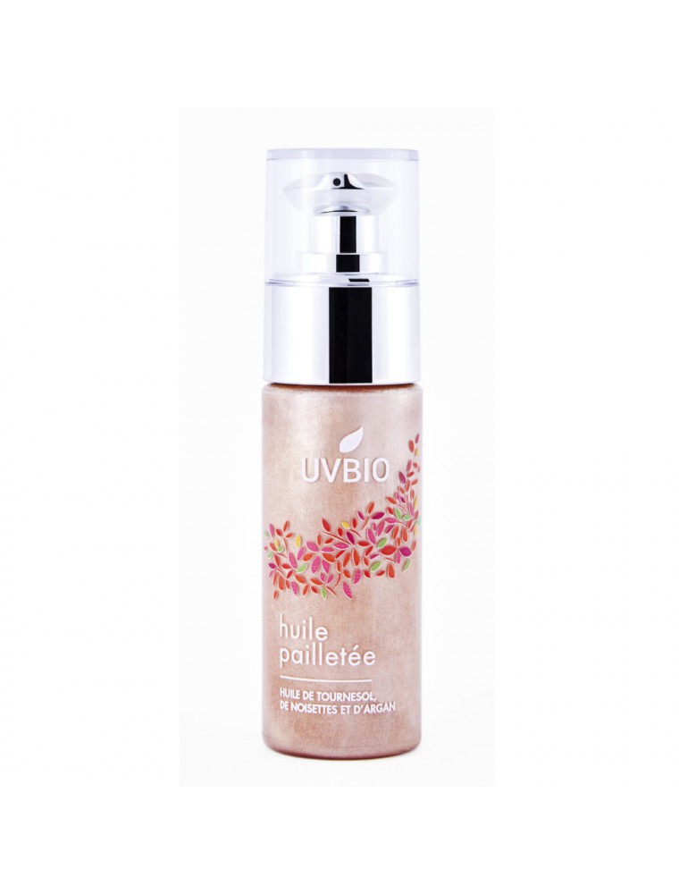 Image principale de la modale pour Huile Pailletée Bio - Soin du visage et du corps 50 ml - UV Bio
