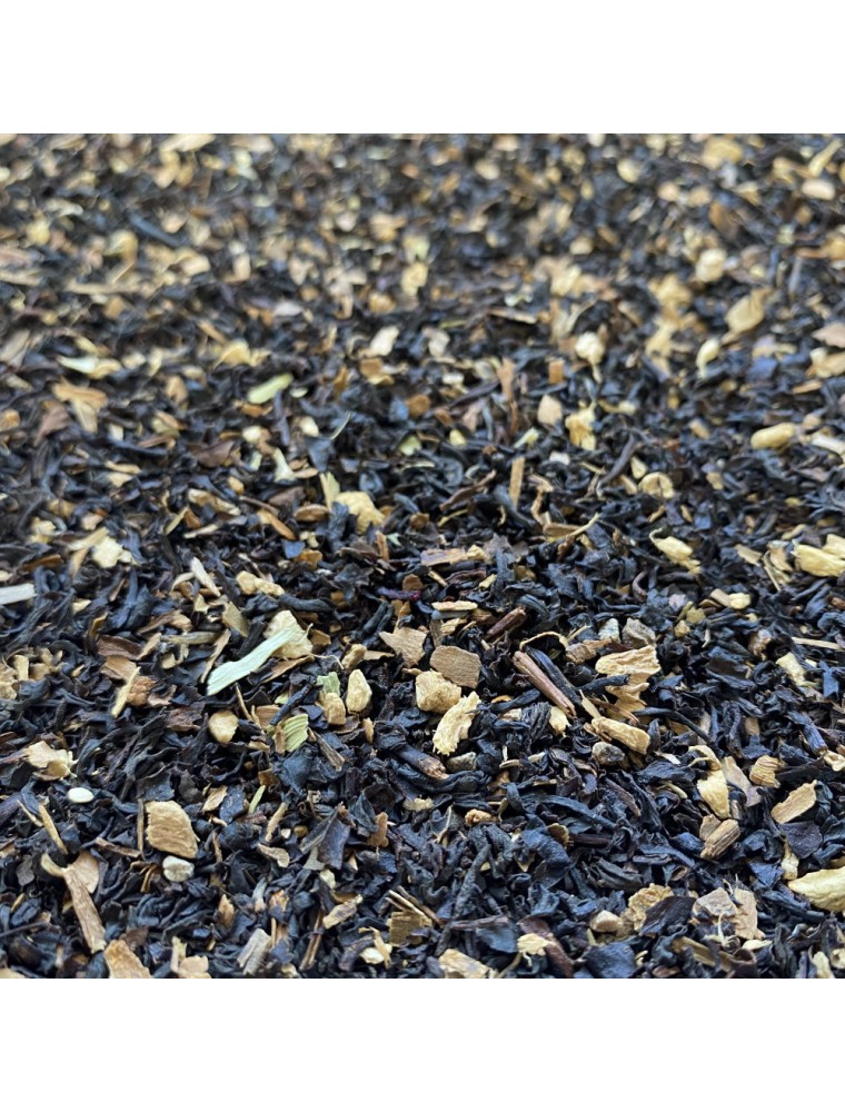 Image principale de la modale pour Thé Noir Chai Bio - Thé Noir Epicé d'Inde 100g