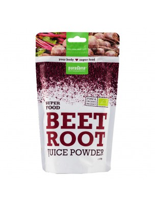 Image de Poudre de Betteraves Rouges Bio - Vitalité SuperFoods 200g - Purasana depuis Lady Green - Mascara Soin Volume Noir Bio 9 ml