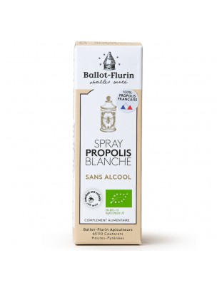 Image de Spray Propolis Blanche 100% - Immunité Sans alcool - Ballot-Flurin depuis Citruvital Bio - Extrait de pépins de Pamplemousse - Ladrôme