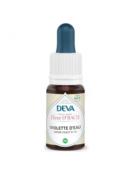 Achetez Violette d'eau Bio - Amabilité et Humilité Élixir Floral de Bach 15 ml - Deva à l'herboristerie Louis Image principale de Violette d'eau Bio - Amabilité et Humilité Élixir Floral de Bach 15 ml - Deva