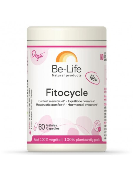 Achetez Fitocycle - Cycle Féminin 60 gélules - Be-Life à l'herboristerie Louis Image principale de Fitocycle - Cycle Féminin 60 gélules - Be-Life