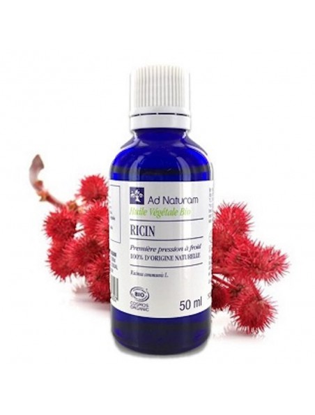 Achetez Ricin Bio - Huile Végétale de Ricinus communis L. 50 ml - Ad Naturam à l'herboristerie Louis Image principale de Ricin Bio - Huile Végétale de Ricinus communis L. 50 ml - Ad Naturam