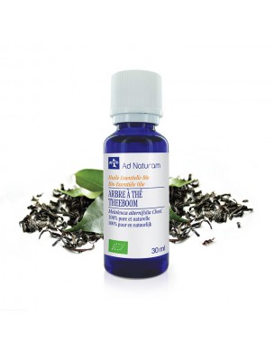 Image de Arbre à Thé (Tea tree) Bio - Huile essentielle de Melaleuca alternifolia 30 ml - Ad Naturam depuis Huile de Calendula Bio - Pour Peaux Sensibles - Herbiolys