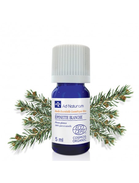 Achetez Epinette blanche Bio - Huile essentielle de Picea glauca 5 ml - Ad Naturam à l'herboristerie Louis Image principale de Epinette blanche Bio - Huile essentielle de Picea glauca 5 ml - Ad Naturam