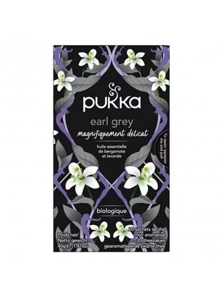 Achetez Earl Grey Bio - Infusion 20 sachets - Pukka Herbs à l'herboristerie Louis Image principale de Earl Grey Bio - Infusion 20 sachets - Pukka Herbs