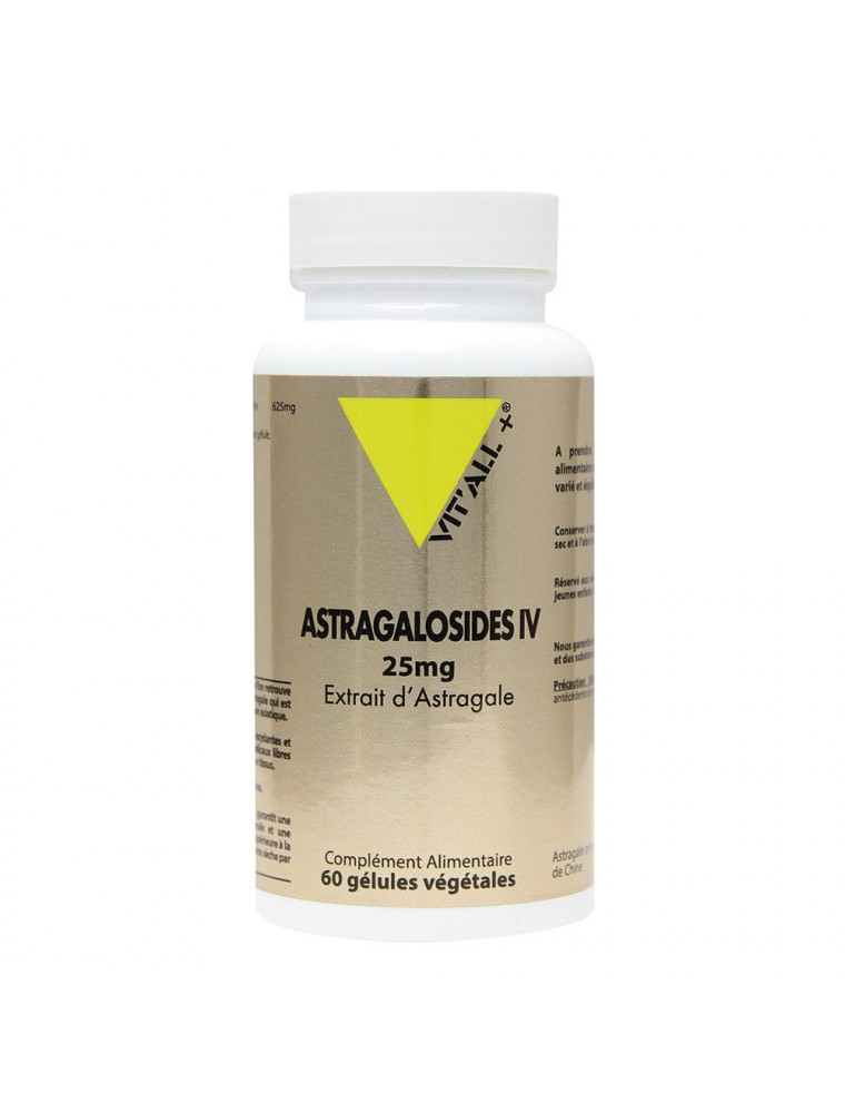 Image principale de la modale pour Astragaloside IV 25mg - Défenses Naturelles 60 gélules végétales - Vit'all+
