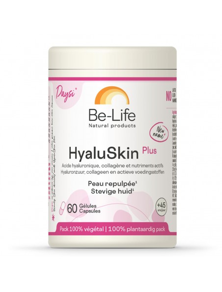Achetez HyaluSkin Plus - Beauté de la peau Zinc et Vitamines 60 gélules - Be-Life à l'herboristerie Louis Image principale de HyaluSkin Plus - Beauté de la peau Zinc et Vitamines 60 gélules - Be-Life