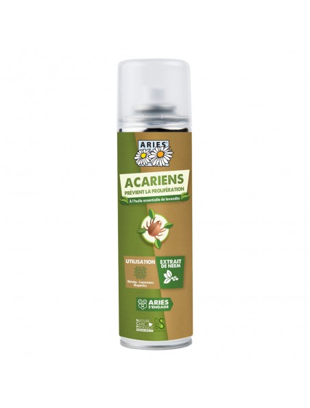 Achetez Spray Préventif Traitement Acariens - Protection des Textiles 200 ml - Aries à l'herboristerie Louis Image principale de Spray Préventif Traitement Acariens - Protection des Textiles 200 ml - Aries