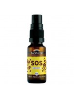Image de Complexe Secours Jour Serein Bio - Spray Complexe Secours Bio aux Fleurs de Bach 20 ml - Biofloral depuis Elixirs de Bach composés prêts à l'emploi - Produits de phytothérapie et d'herboristerie