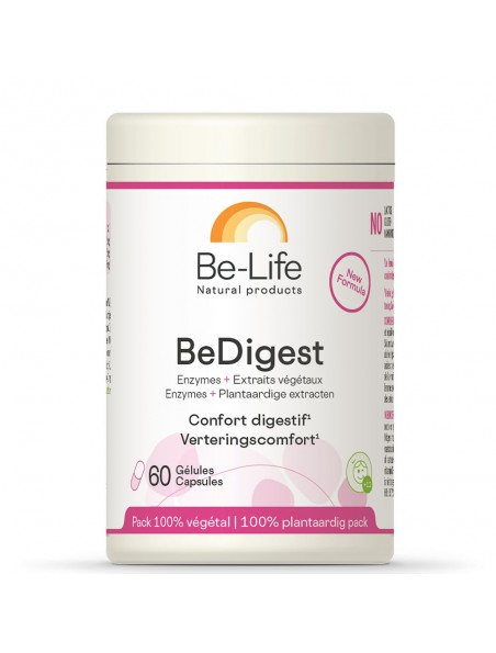 Achetez BeDigest - Digestion 60 gélules - Be-Life à l'herboristerie Louis Image principale de BeDigest - Digestion 60 gélules - Be-Life