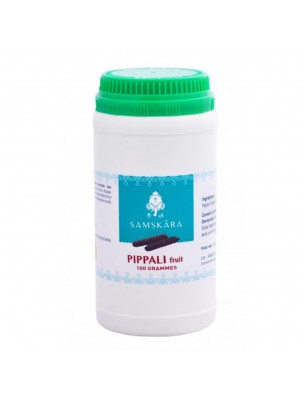 Image de Pippali fruit poudre - Digestion 100g - Samskara depuis Medhika semence - Digestion 125 gélules - Samskara