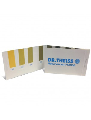 Image de Papier pH - Bandelettes de Contrôle 52 Tests - Dr Theiss depuis Alcabase - Equilibre Acido-Basique - Oligopharm