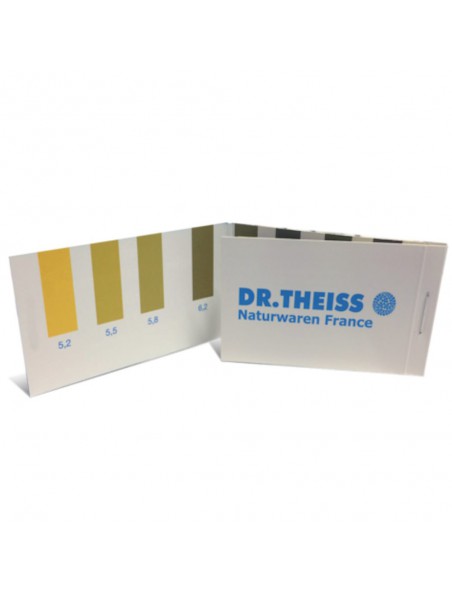 Achetez Papier pH - Bandelettes de Contrôle 52 Tests - Dr Theiss à l'herboristerie Louis Image principale de Papier pH - Bandelettes de Contrôle 52 Tests - Dr Theiss