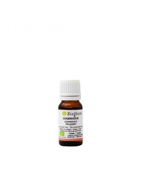 Image principale de Huile végétale de Grenade (graine) Bio - Extrait CO2  Ingrédient anti-âge 10 ml - Bioflore