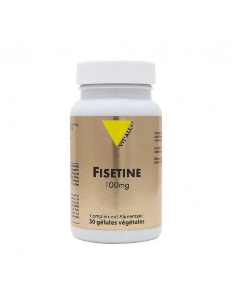 Achetez Fisétine 100mg - Anti-Oxydant 30 gélules végétales - Vit'all+ à l'herboristerie Louis Image principale de Fisétine 100mg - Anti-Oxydant 30 gélules végétales - Vit'all+