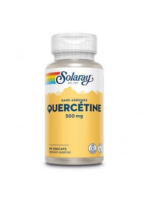 Image de Quercetin 500 mg - Allergies et Antioxydant 90 capsules - Solaray depuis Allergolys Bio - Allergies Extrait de plantes fraîches 50 ml - Herbiolys