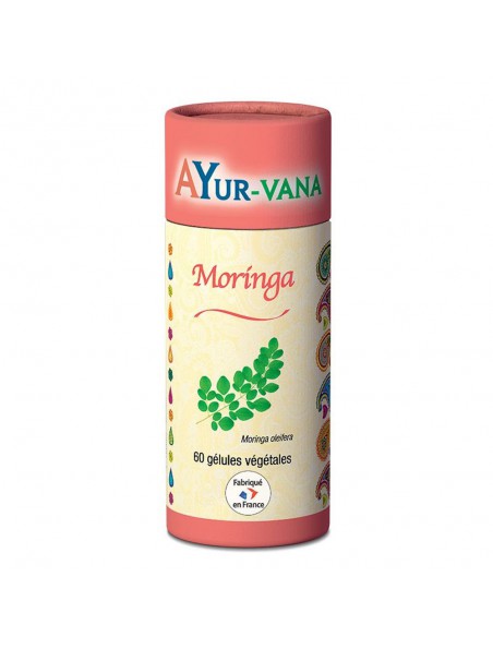 Achetez Moringa - Défenses naturelles 60 gélules - Ayur-Vana à l'herboristerie Louis Image principale de Moringa - Défenses naturelles 60 gélules - Ayur-Vana