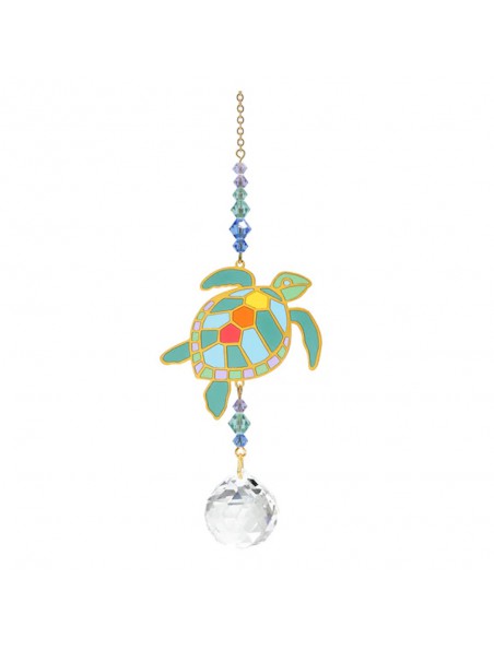 Achetez Tortue - Porte-Bonheur Cristal Feng Shui - Tierra Zen à l'herboristerie Louis Image principale de Tortue - Porte-Bonheur Cristal Feng Shui - Tierra Zen