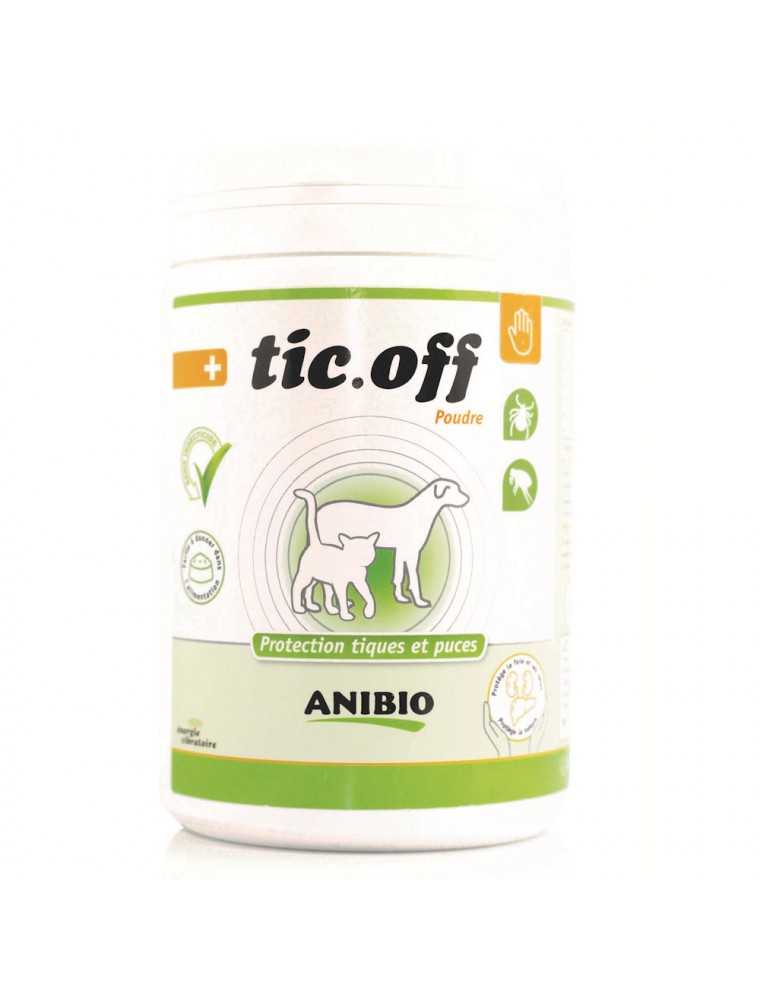 Image principale de la modale pour Tic-off en poudre - Protection tiques et puces 500 g - AniBio