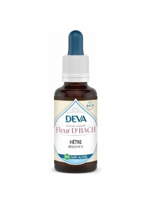 Image 74842 supplémentaire pour Hêtre Sans Alcool Bio - Tolérance et Acceptation des autres Élixir Floral de Bach 30 ml - Deva