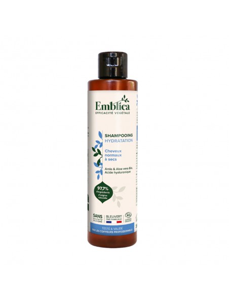 Achetez Shampooing Hydratation Bio - Soin des Cheveux 200ml - Emblica à l'herboristerie Louis Image principale de Shampooing Hydratation Bio - Soin des Cheveux 200ml - Emblica