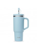 Image de Travel Cup Isotherme Matt Pastel Bleu - Hydratation 900 ml - Qwetch depuis Contenants isothermes