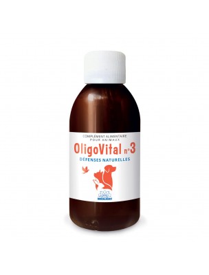 Image de Oligo Vital N°3 - Défenses Naturelles des Animaux 150ml - Bioligo depuis Naturo-Pattes - Soins animaux compagnie 224p (Stéphanie Rivier)