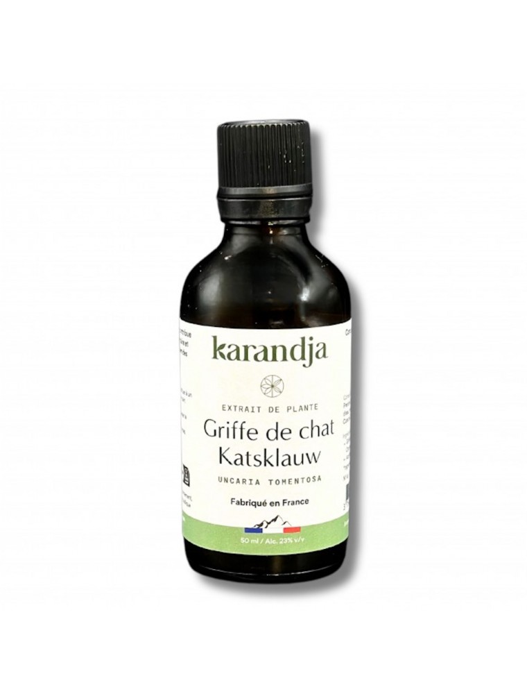 Image principale de la modale pour Griffe de Chat Bio - Teinture-Mère d'Uncaria Tomentosa 50 ml - Karandja