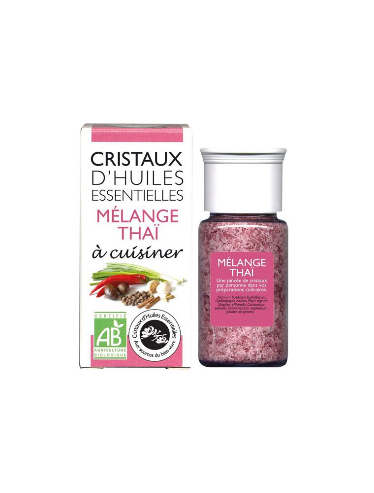 Image principale de la modale pour Mélange Thaï - Cristaux d'huiles essentielles - 10g
