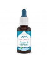 Image de Etudes et Examens Sans Alcool Bio - Esprit de synthèse et Expression orale Composé floral n°8 30 ml - Deva depuis Elixirs de Bach composés prêts à l'emploi - Produits de phytothérapie et d'herboristerie