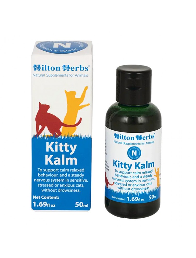 Image principale de la modale pour Kitty Kalm - Système nerveux des chats 50 ml - Hilton Herbs